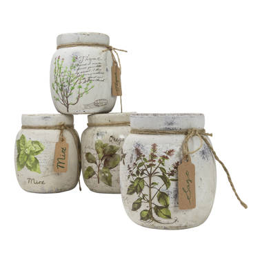 Decorative discount spice containers